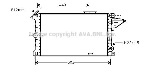 AVA QUALITY COOLING Радиатор, охлаждение двигателя OL2119